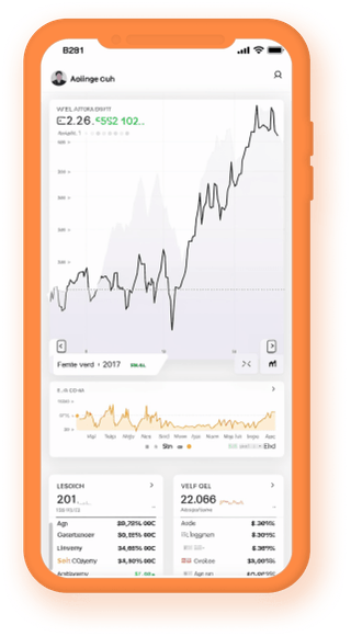 Portfolio-Tracker für Mobilgeräte mit Echtzeit-Kryptostatistiken